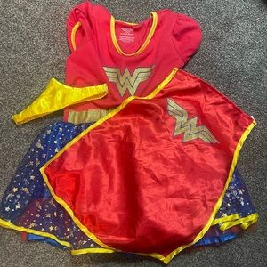 Kids Wonder Woman Costume 3-Piece Set Size 6